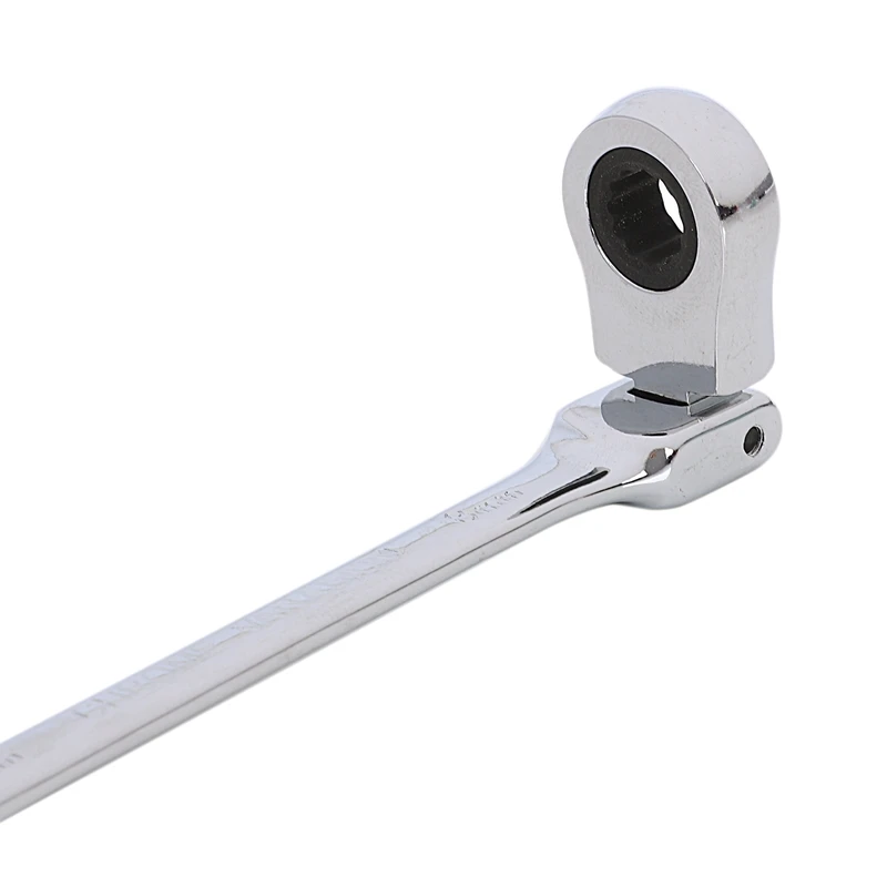 

1PC Flexible Head Ratchet Metric Spanner Open End And Ring Wrenches Tool