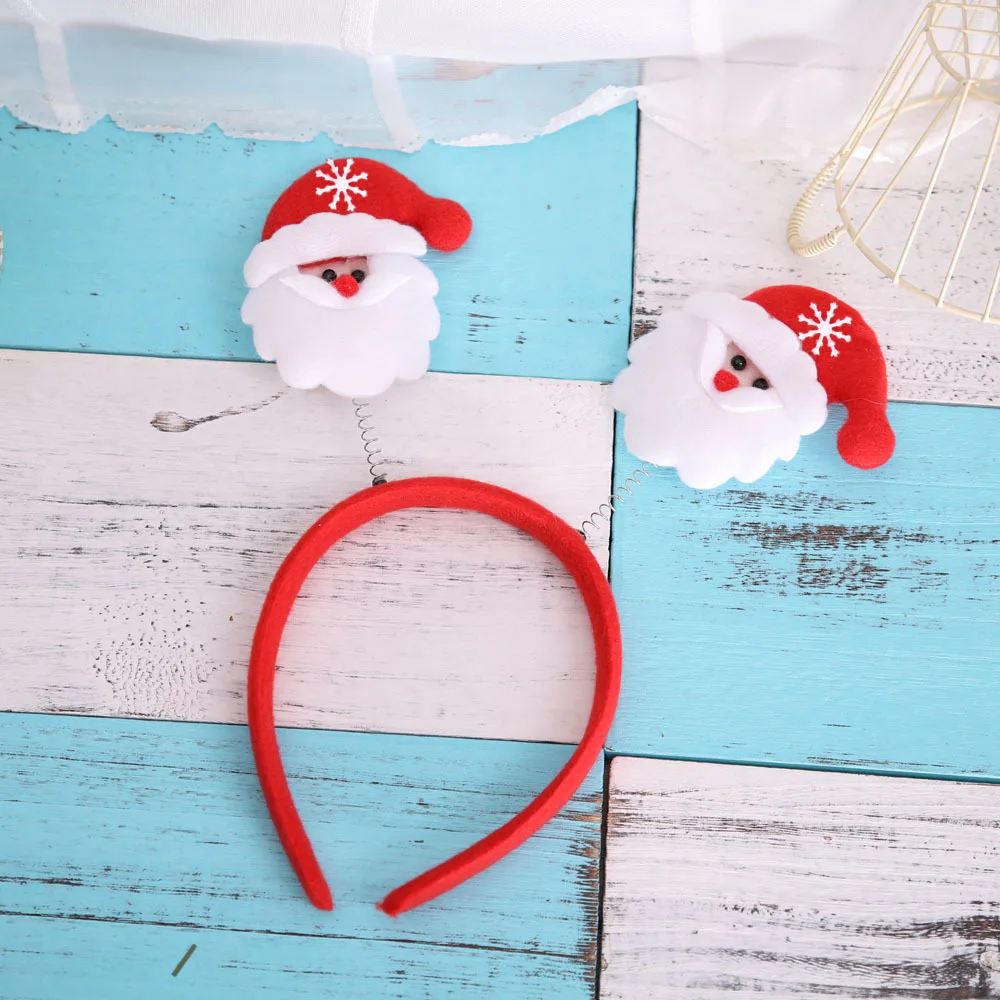 5 шт./партия рождественские повязки на голову снеговик лося перчатки с медведями