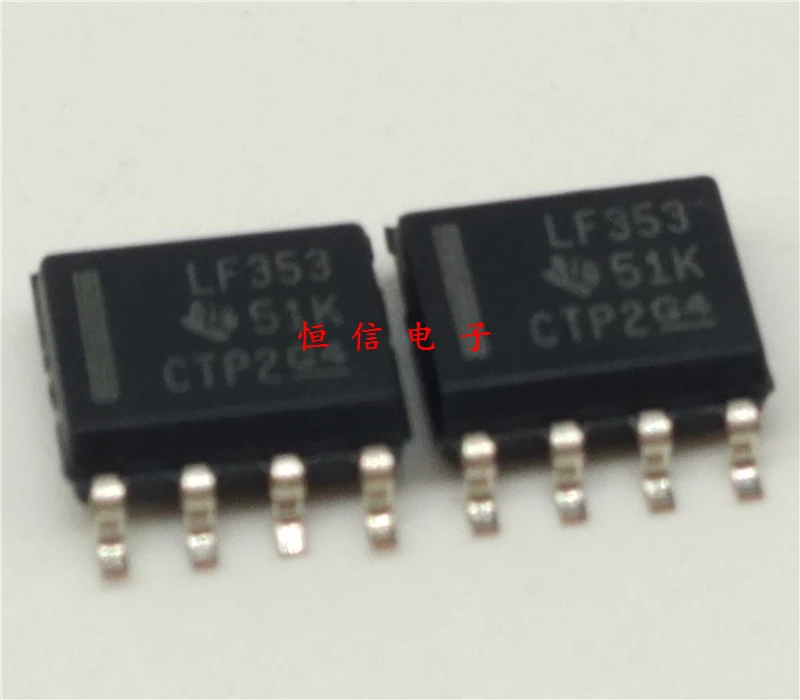 

20 шт. IC LF353DR LF353 патч-фотосоединитель SOP-8 из 8 контактов, оригинальная Совершенно новая Оригинальная продукция