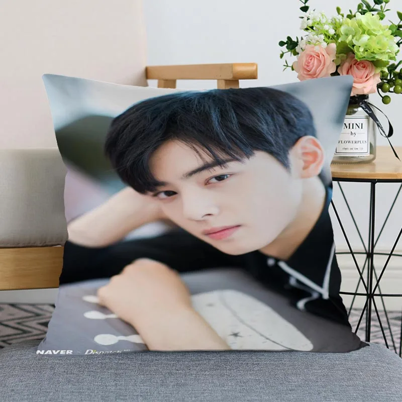 Новое поступление чехлы для подушек Cha EunWoo индивидуальный подарок с принтом (одна