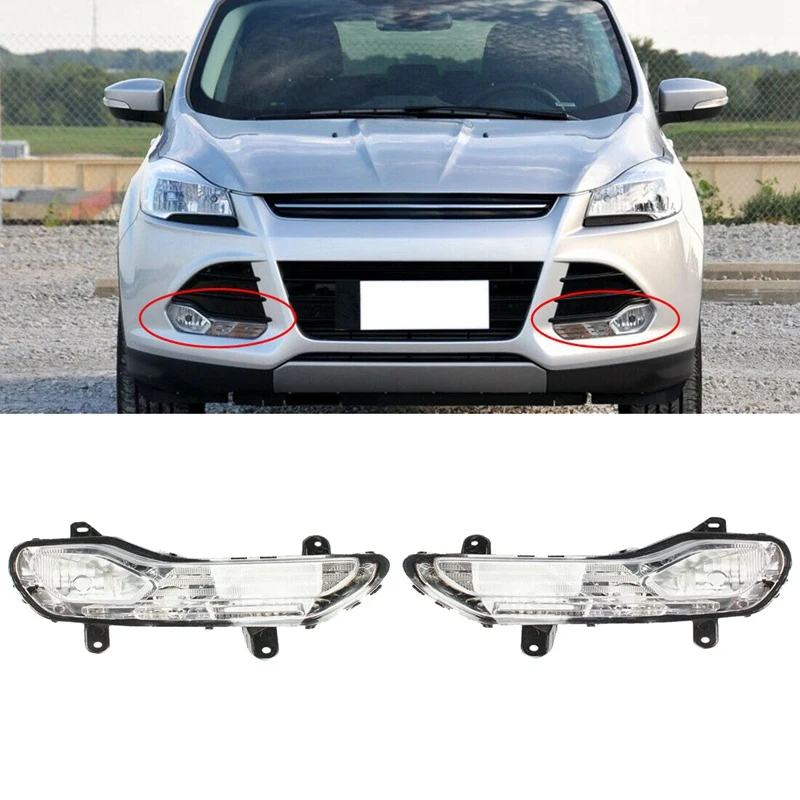 

Пара противотуманных фар для Ford Kuga Escape 2013-2016, левый и правый передний бампер, без ламп