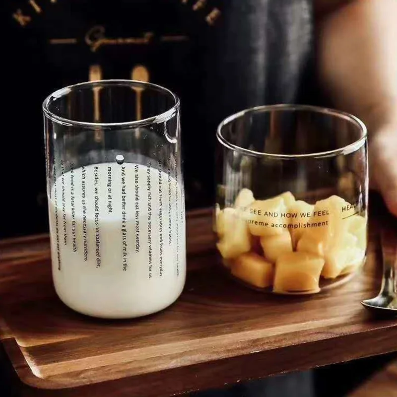 

Glassware Espresso Coffee Mug Heat Resistant Glass Beer Cup Cocktail Vodka Mug Transparent Office Bar Drinking Supplies