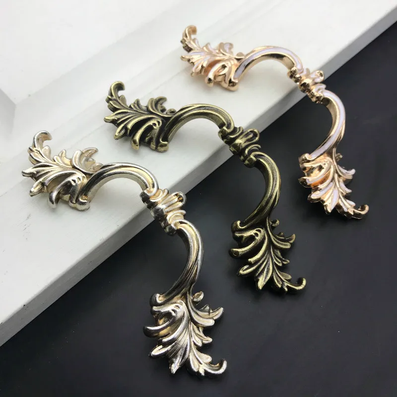 Ручка из цинкового сплава в ретро-стиле ручка для ящика шкафа европейском стиле