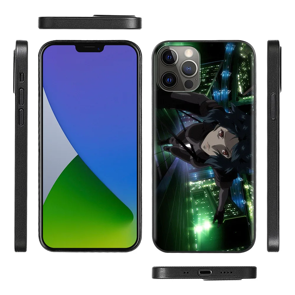 

Ghost in the Shell Phone Shell For iPhone 12 11 Pro Max XR XS X 7 8 Plus SE Cover Case Capa Guscio Fundas