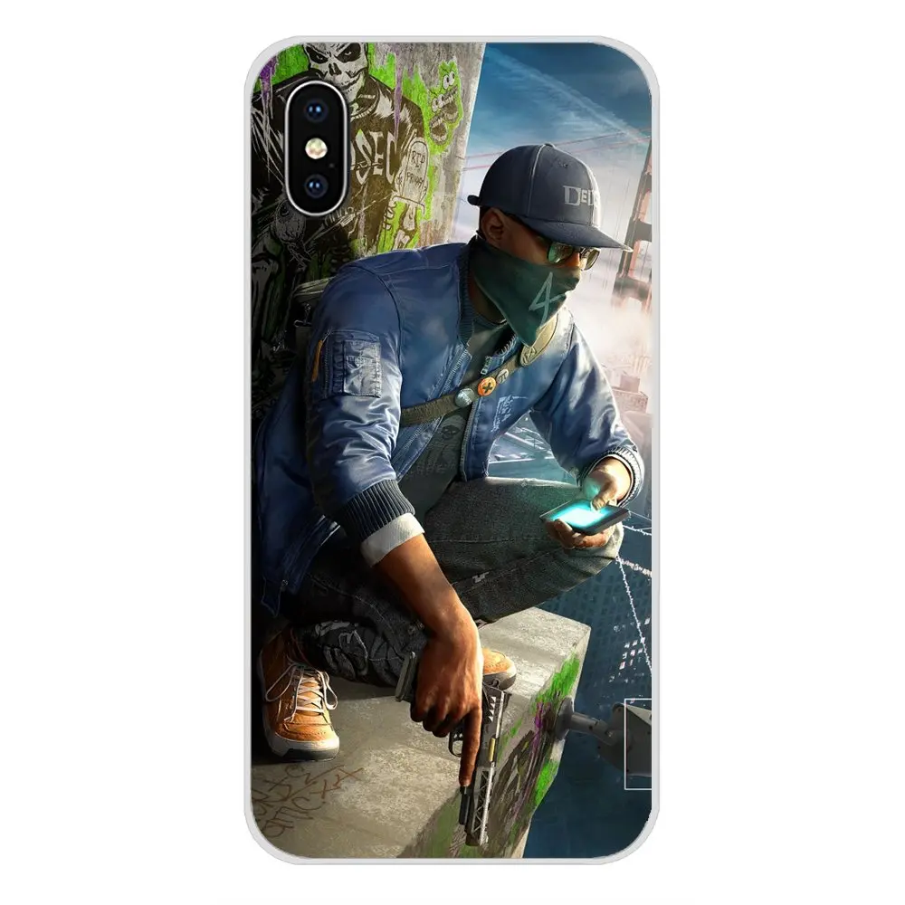 Accessories Phone Shell Covers Watch Dogs 2 Dedsec For Samsung A10 A30 A40 A50 A60 A70 Galaxy S2 Note 3 Grand Core Prime | Мобильные