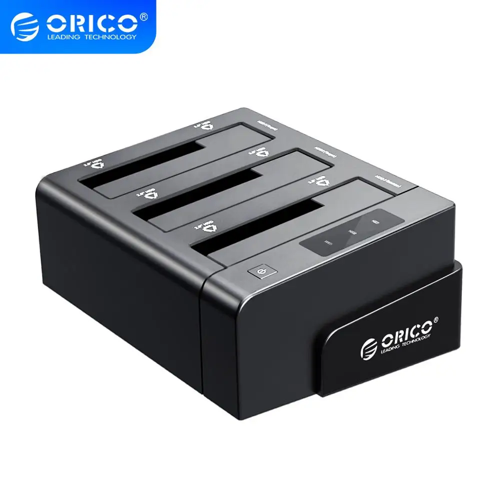 Док станция ORICO 3 Bay USB 0 HDD для жесткого диска 2 5 дюйма SATA Поддержка клона с