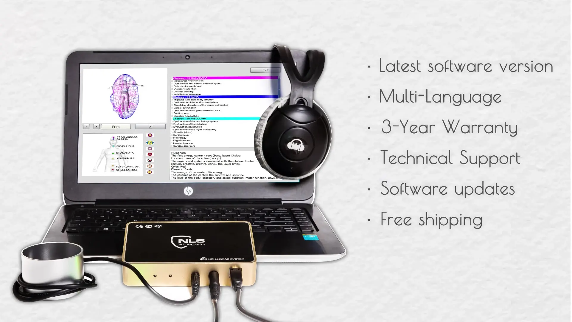 

Multi-Language Scanner Whole Body 9d NLS Analyzer for Disease Treat Device