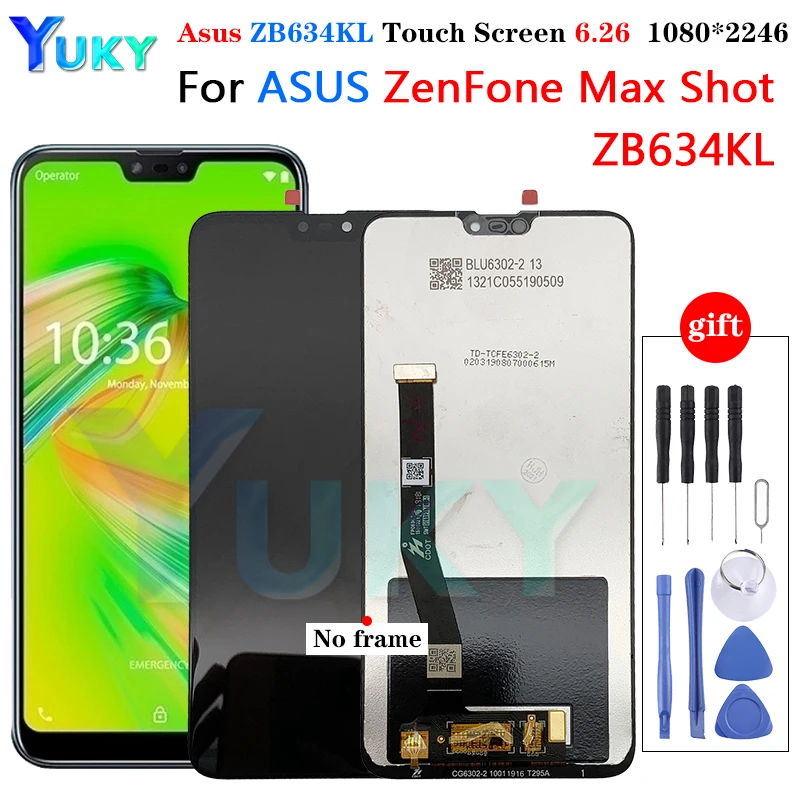 

For Asus Zenfone Max Plus (M2) ZB634KL LCD Display Touch Screen Digitizer Assembly Replacement Parts For ASUS ZB634KL LCD