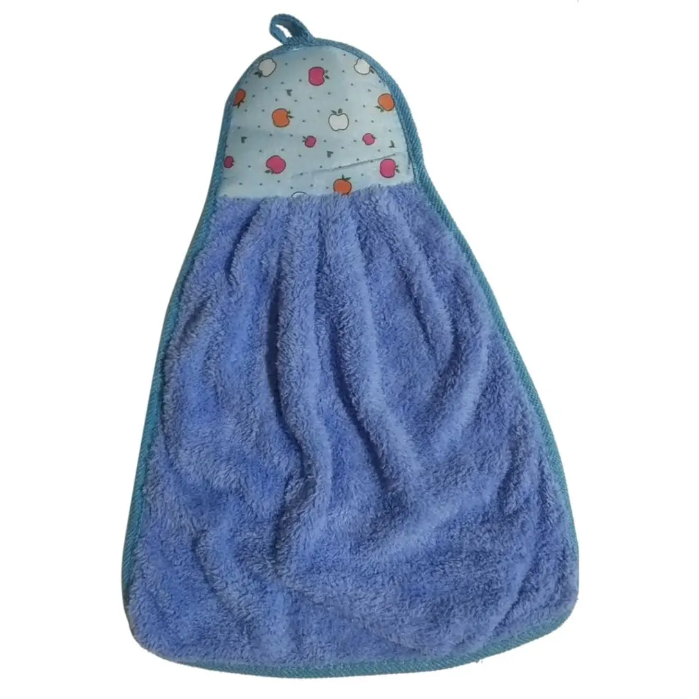 

Полотенце из кораллового флиса с крючком, модное удобное мягкое подвесное полотенце, прочное впитывающее полотенце, кухонные полотенца