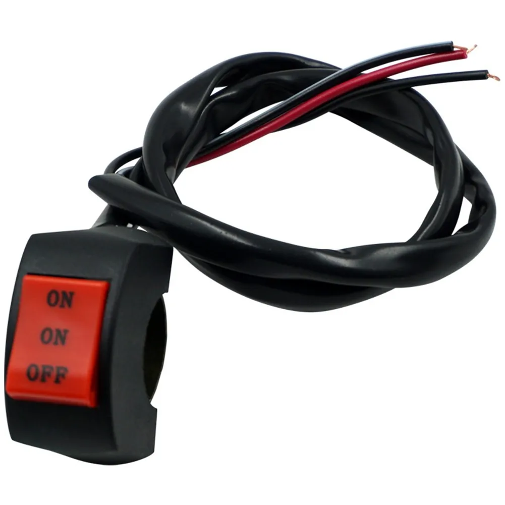 

1pc Motorcycle LED Spotlight Switch Far And Near Three Line Headlight Driving Light Switch Motorbike Parts Accessories