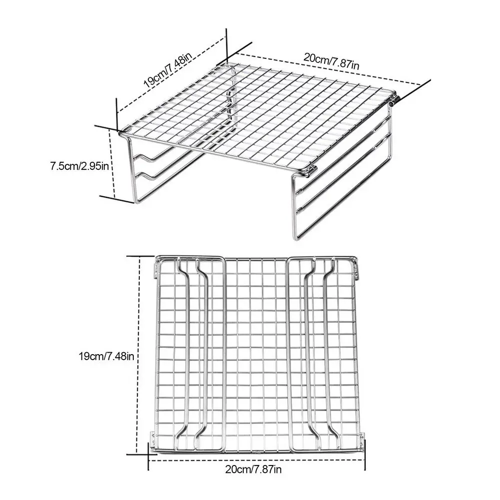 

MINI Barbecue Grill, Folding Grill Stainless Steel Grill Outdoor Water Heating Grill With Alcohol Stove Wood Stove