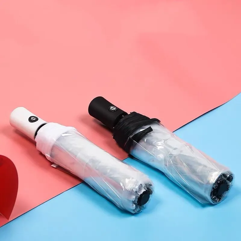 Прозрачный зонт для xiaomi автоматический складной женщин с защитой от ветра