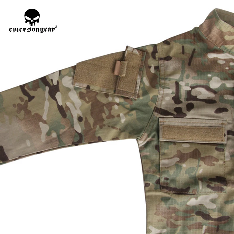 Emersongear Tactical Combat Uniform Set For 6Y-14Y Children Sports Suit For Kids Shirts Pants Tops Trousers Hiking Training MC