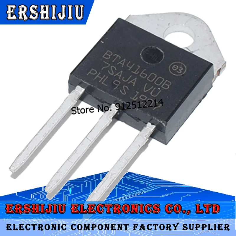 Флейта Triac 600V 40A BTA41600B BTA41600 BTA41 флейта IC 1 шт. | Электронные компоненты и