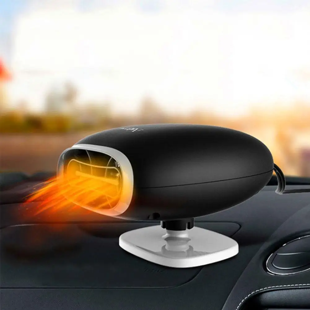 

Мини-вентилятор для автомобиля, охлаждающий нагреватель 2 в 1 360 Регулируемый Электрический обогреватель, размораживание автомобиля для RV, А...