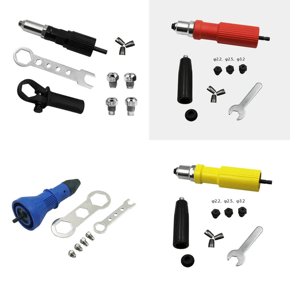 

Electric Rivet Gun Core Pulling Riveting Gun Conversion Joint Electric Drill Riveting Machine Conversion Power Tool Accessories
