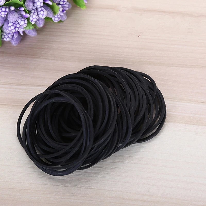 38mm Black Rubber Band School Office High Quality Tying Gadgets Strong Elastic Rubber Bands Natural Rubber Product