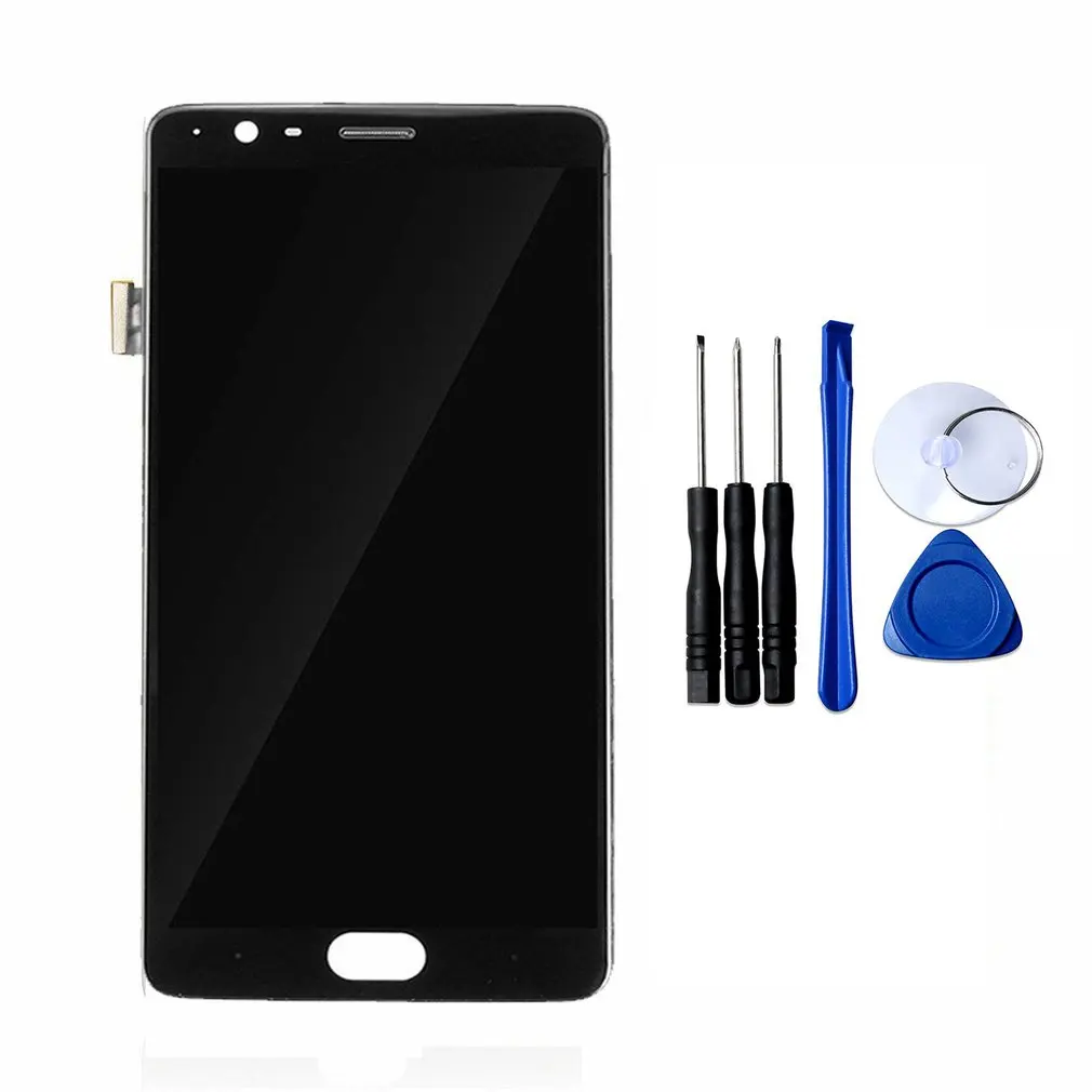 Для Oneplus 3/3t A3000 A3003/5 A5000/One A0001 ЖК-дисплей с сенсорным экраном дигитайзер сборка+ рамка запасные части для экрана