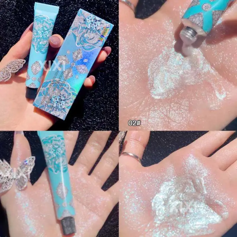 Водостойкий Хайлайтер для контуринга жидкий бриллиантовый блеск Осветляющий