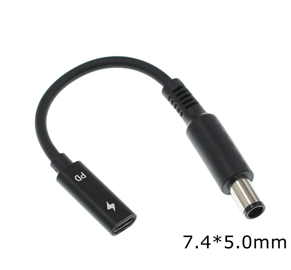 

Адаптер питания PD 7,4x5,0 мм со штырьковым разъемом в USB Type-C