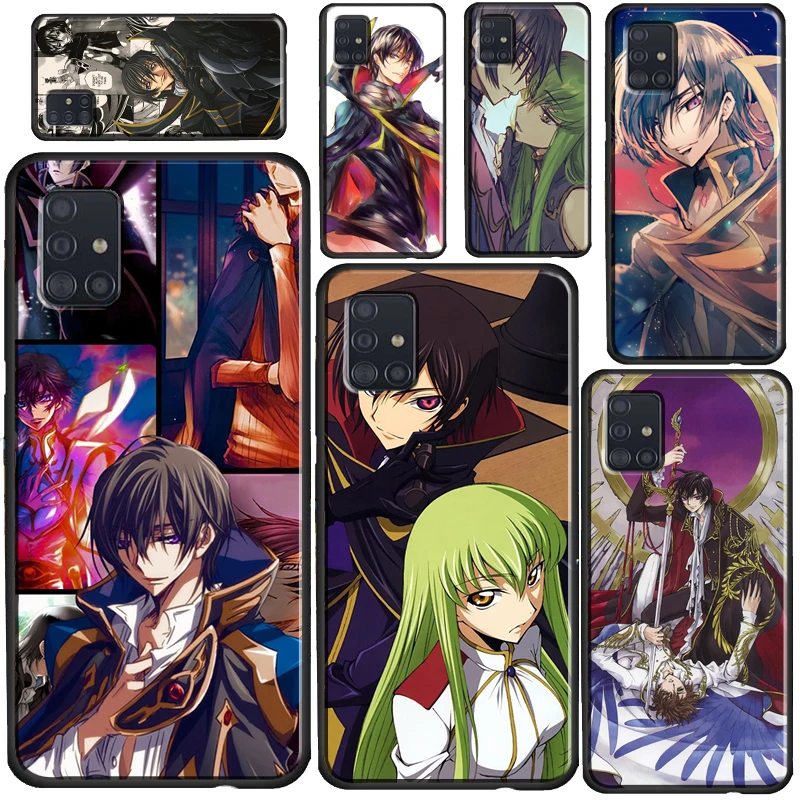 

Anime Code Geass Phone Case For Samsung A71 A51 A41 A31 A11 A12 A32 A52 A72 A20e A21S A02S A10 A40 A50 A70