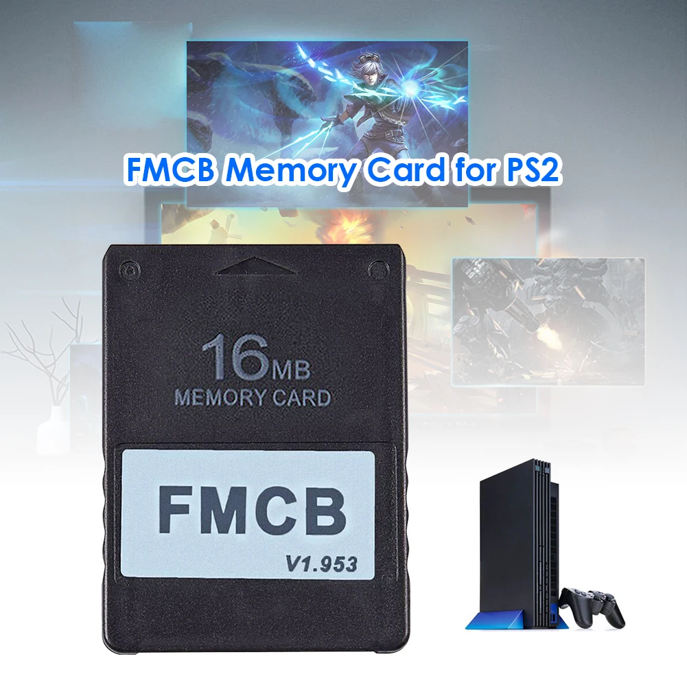 Карта памяти Fmcb v1.953 для Ps2 Playstation 2 Бесплатная карта Mcboot 8 Мб 16 32 64 Opl MC программы
