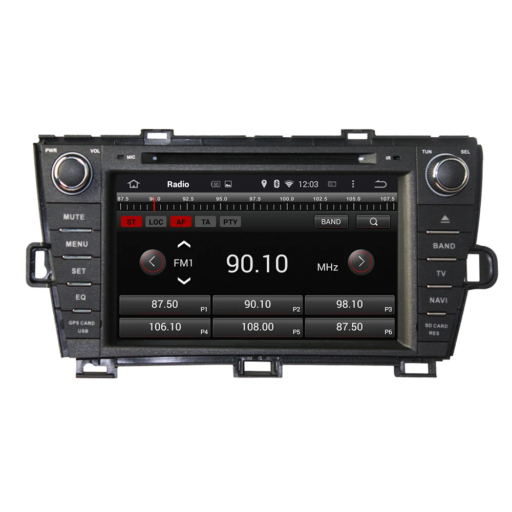 

8" Android 10.0 Car DVD Player For Toyota PRIUS 2009-2013 RHD Car Multimedia Player 8 Core Stereo Audio Navigation DSP 4+64G