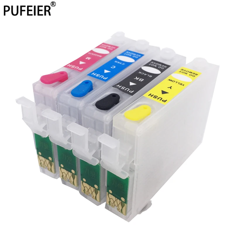 

T0711-T0714 Refillable Ink Cartridge Kits For Epson S20 S21 SX100 SX110 SX200 SX209 SX210 SX400 SX510W DX8400 DX8450 DX9400F