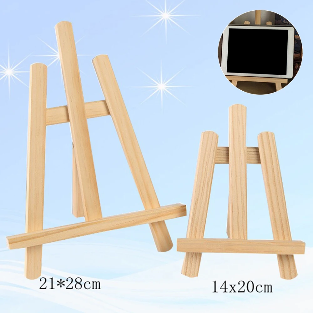 Wood Easel artist Art Craft Wooden Adjustable Table Card Stand Tripod Display Holder Calendar Rack Wedding |