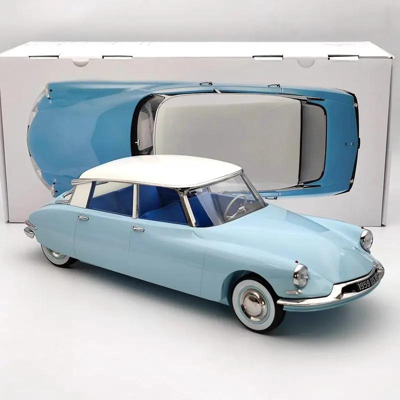 1:12 Norev для Citroen DS 19 1959 голубой волк и белый carредкий 121564 литые модели Ограниченная