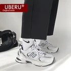 Сетчатые дышащие кроссовки унисекс, повседневная обувь, светоотражающие, на платформе, для бега, новинка весны 2021