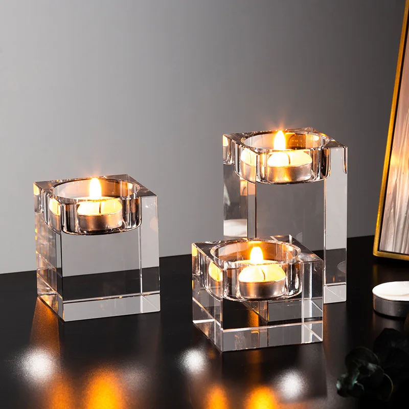 

European Style Candle Holder Decoration Accessories Simple Modern Candlelight Dinner Props Home Table Decoracion Hogar Moderno