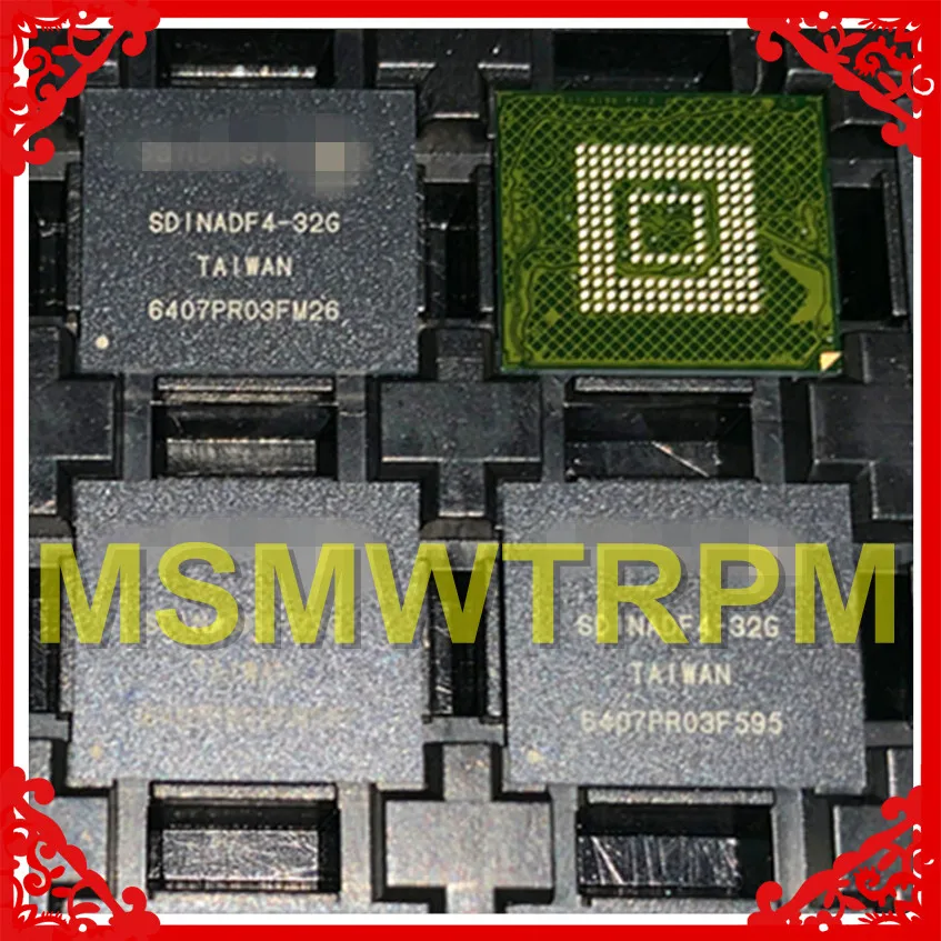 SDINADF4-32G BGA153Ball EMMC5.1 5,1 32 ГБ памяти мобильного телефона новые оригинальные и подержанные припаянные шары протестированы ОК