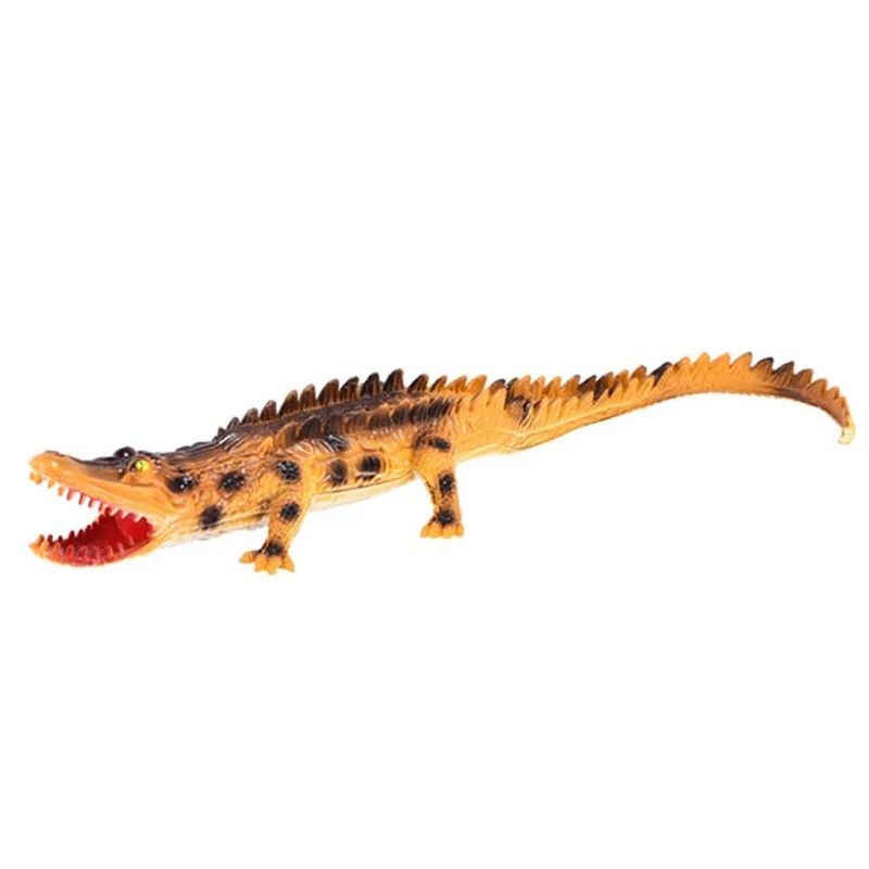 

Simulation Marine Animal Model Decoration Ornaments Realistic Sounding Perch Crocodile Dolphin Children Educational Prop