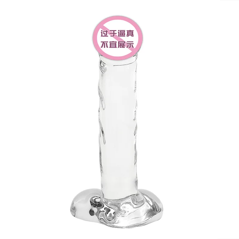 Новые товары хрустальный стеклянный пенис фаллоимитатор секс игрушки для пар