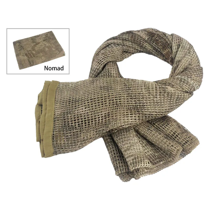 Тактический шарф камуфляжные сетчатые шарфы военные уличная спортивная