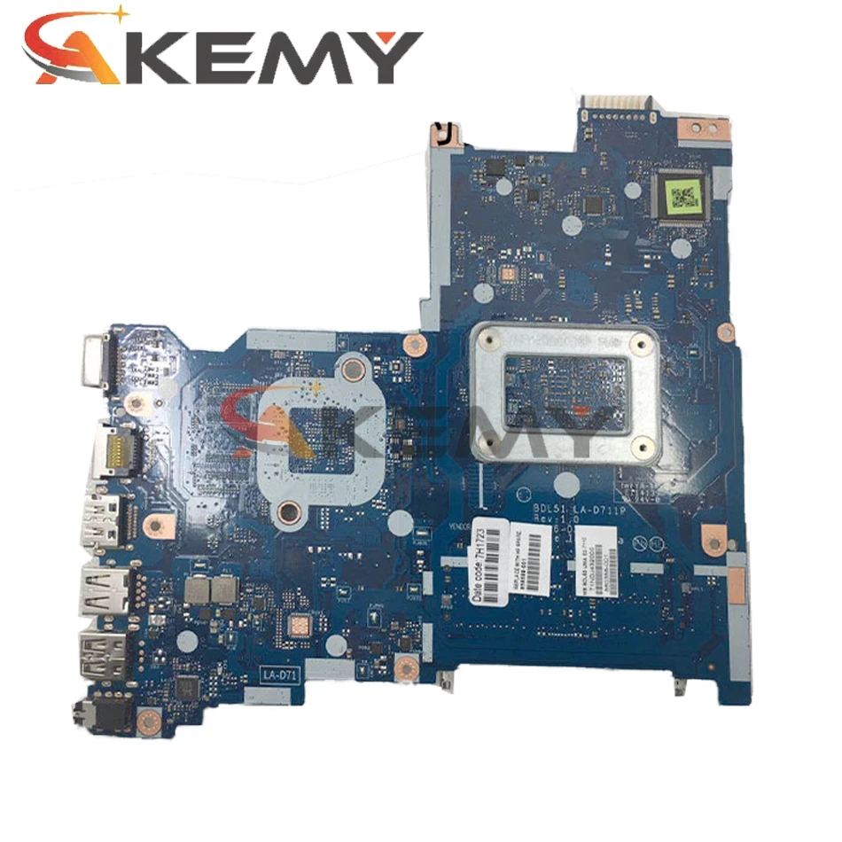 

For HP 255 G5 15-BA Laptop Motherboard BDL51 LA-D711P 858589-601 858589-001 MAIN BOARD E2-7110 1.8Ghz CPU DDR3 100% fully tested