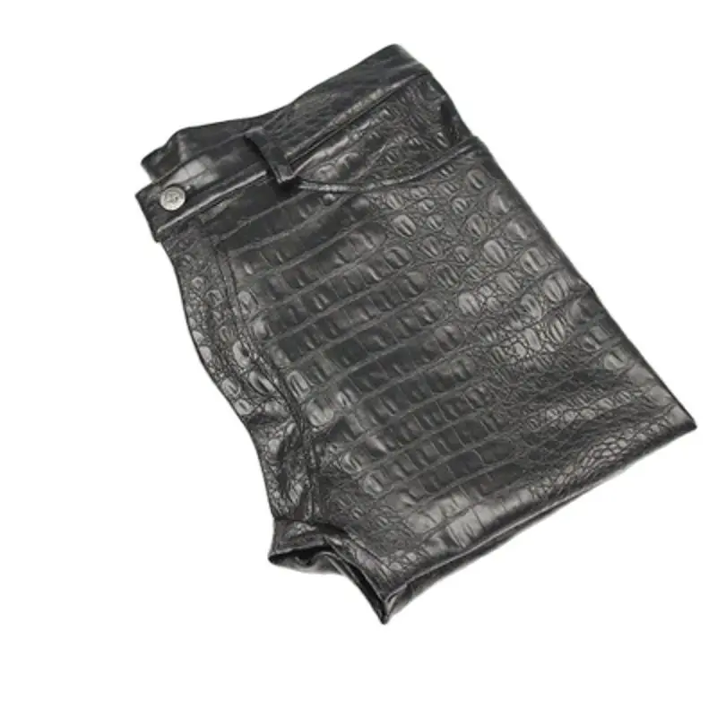 Облегающие брюки Fad С ИМИТАЦИЕЙ КРОКОДИЛА леггинсы из искусственной кожи