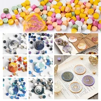 100pcs sealing wax beads mixing color crafts for envelope wedding postcard stamp wax seal