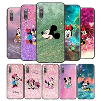 shockproof cover mickey minnie colorful for xiaomi mi 11i 11 10t 10i 9t 9 note 10 ultra lite pro 5g se black tpu phone case