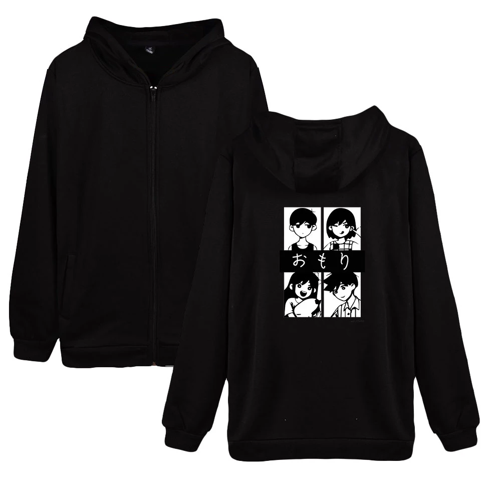 

Anime Omori Hoodies Sweatshirts Men/Women Cosplay Cotton Volleyball Creative Zipper Hoodie Fashion Oversized Hooded Clothes Coat