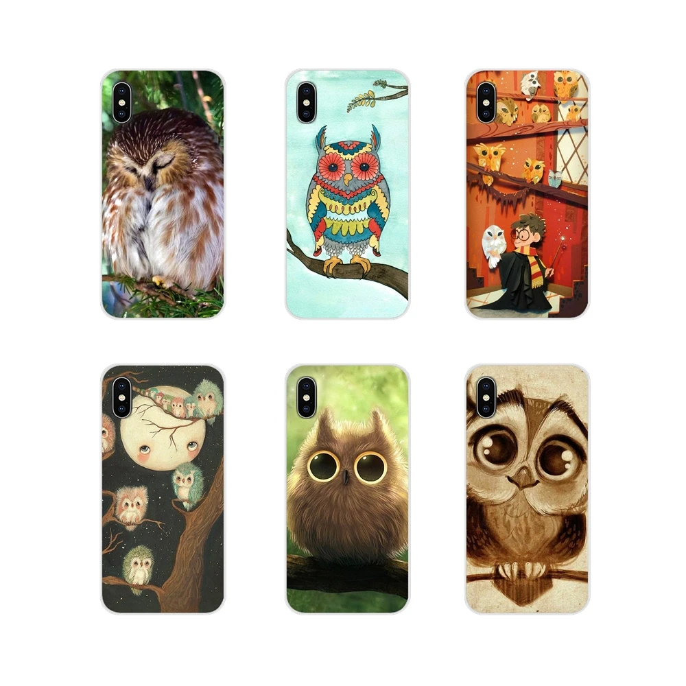 For Samsung Galaxy S3 S4 S5 Mini S6 S7 Edge S8 S9 S10 Lite Plus Note 4 5 8 9 Owl Accessories Phone Cases Covers | Мобильные телефоны