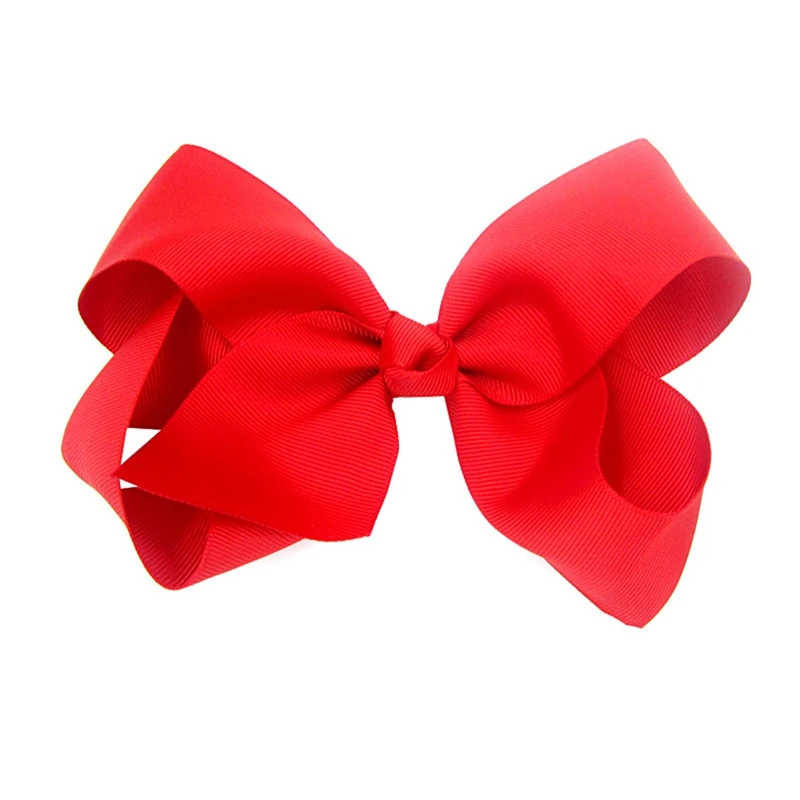 

10PCS Baby Big Hair Bows Boutique Girls Alligator Clip Grosgrain Ribbon Lovely B36E