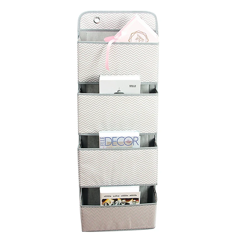 

Wardrobe Organiser Storage Folding Handbag Space Saver Shelves Household Supplies 4 Spaces Wall Mounted Portable Sundries Bags