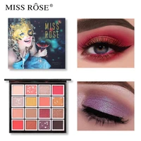 miss rose 16 colors ladies party makeup eyeshadow palette pearly matte eyeshadow palette beauty