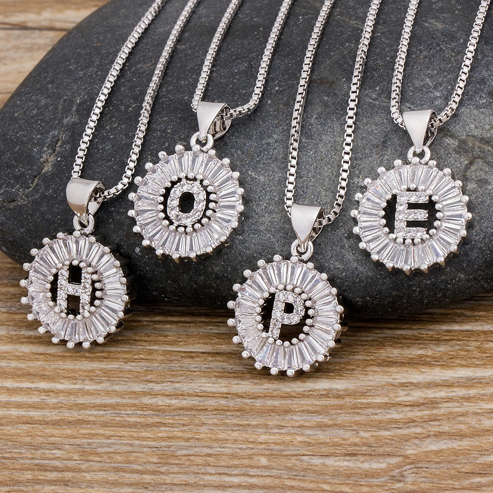 2020 модное серебряное кольцо Цвет Первоначальный Ожерелье нержавеющая сталь