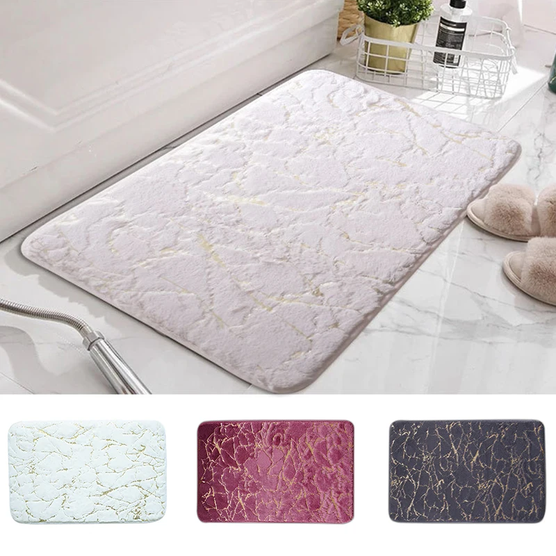 

Imitation Rabbit Velvet Bronzing Carpet Bedroom Coffee Table Small Carpet Non-slip Comfortable And Fashionable Decorative Carpet