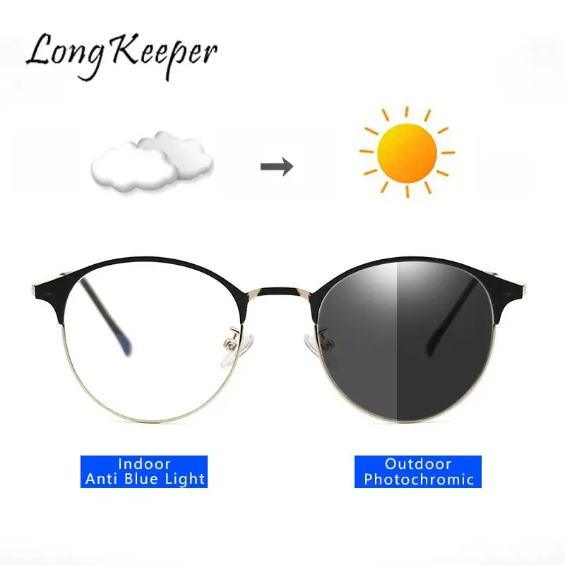 LongKeeper Anti Blue Light Computer Glasses For Men Clear Eyewear Frames Blue Light Blocking Glasses Optical Gaming Eyeglasses blue blocker glasses