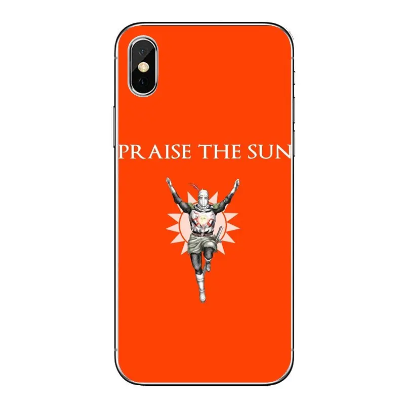 Transparent Soft Cases Covers Praise the Sun Dark Souls For Xiaomi Mi A1 A2 5X 6X 8 lite SE Pro Max Mix 2 2S 3 Mi5 Mi5S |