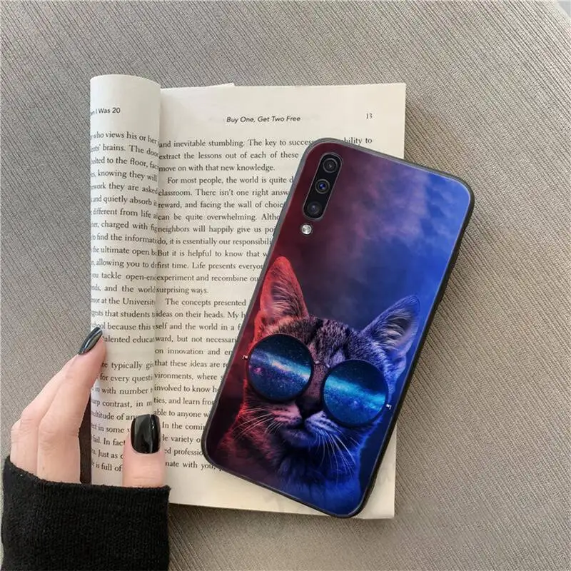 

Cat cute animal Phone Case For Samsung galaxy S 9 10 20 A 10 21 30 31 40 50 51 71 s note 20 j 4 2018 plus